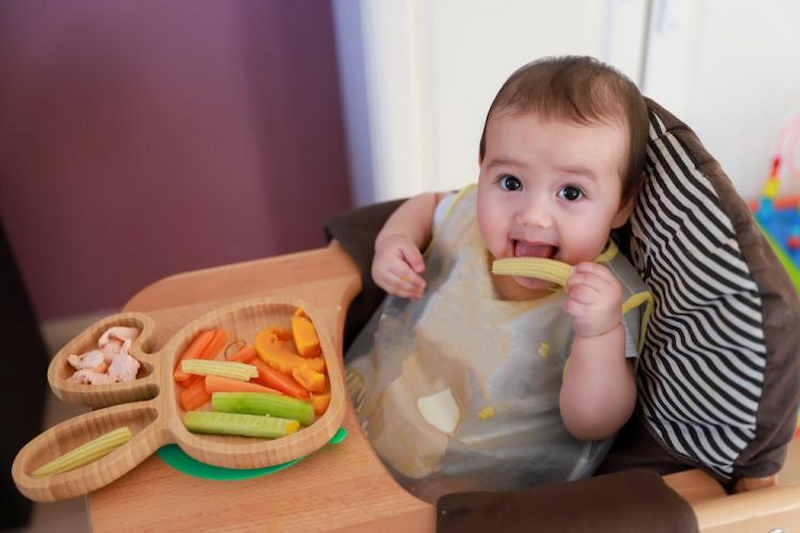 Thời điểm vàng để bé ăn dặm BLW là 6 tháng tuổi trở lên