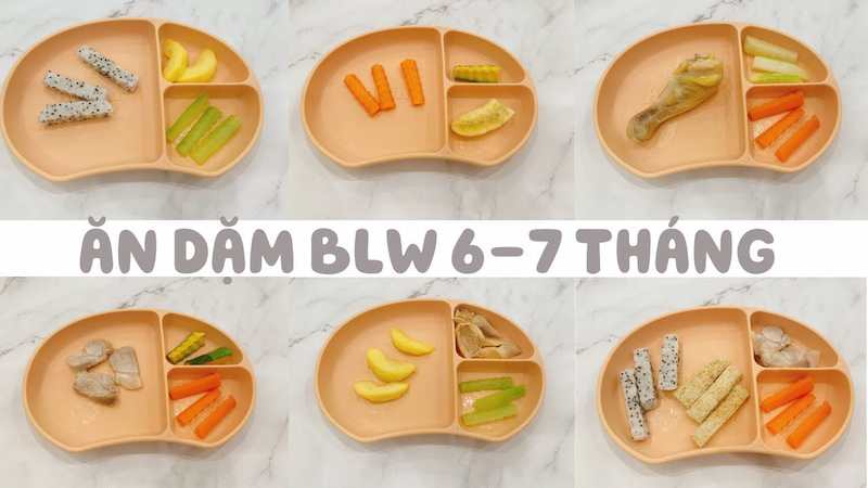 Thực đơn ăn dặm BLW đủ chất dinh dưỡng cho bé