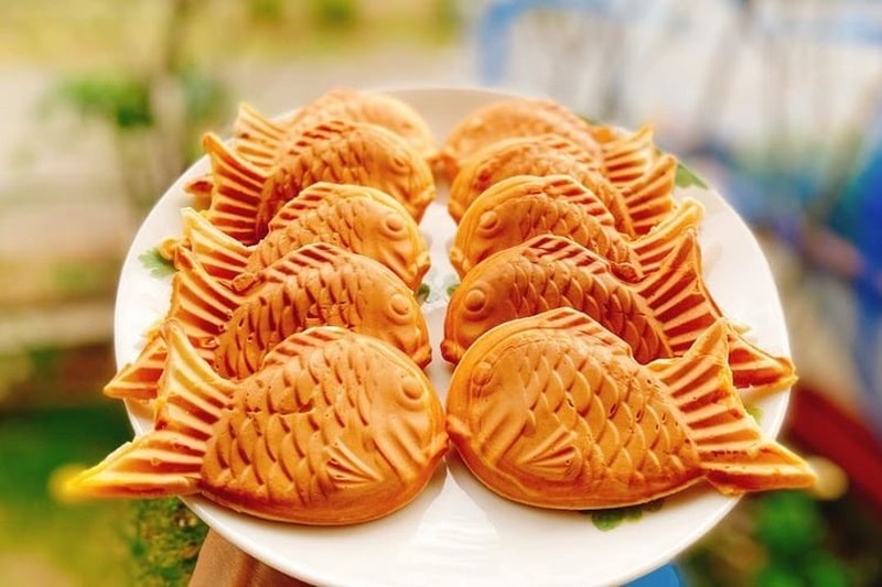 Bánh cá Taiyaki được yêu thích bởi hình dáng và hương vị