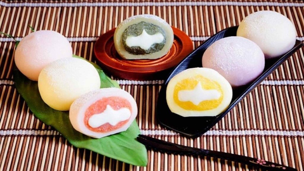 Bánh Mochi Nhật Bản được làm từ gạo nếp thơm dẻo