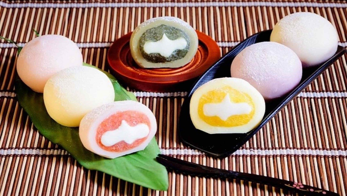 Bánh Mochi Nhật Bản được làm từ gạo nếp thơm dẻo
