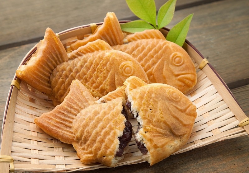 Món ăn Nhật Bản thơm ngon với bánh cá Taiyaki