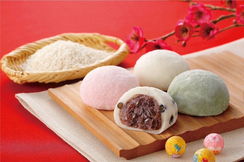 Bánh Mochi Nhật Bản tượng trưng cho sự thịnh vượng