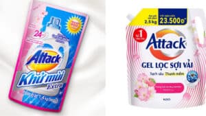 Thương hiệu nước giặt Attack, sự lựa chọn tin cậy của hàng triệu gia đình