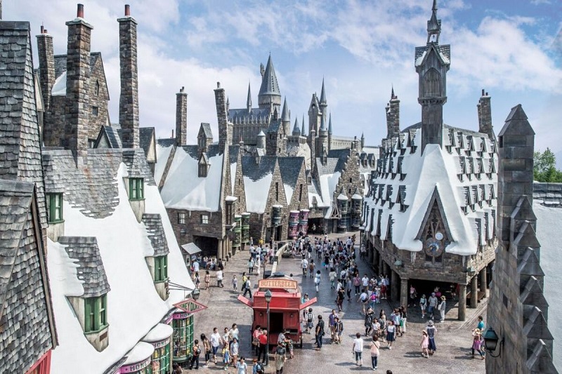Universal Osaka có nhiều công viên chủ đề nhỏ bên trong